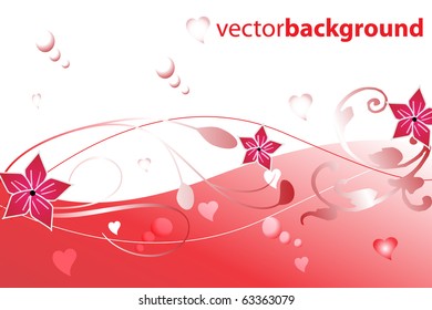 abstract floral background,vector
