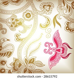 abstract floral C