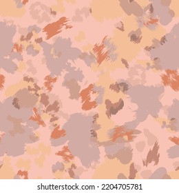 Abstract floral camouflage. Seamless pattern. Modern animal skin pattern with flower shapes . Creative contemporary floral seamless pattern. brown dust color desert pattern 