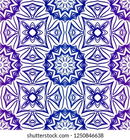 Abstract Floral Color Pattern. Seamless Vector Illustration. For Fantastic Design, Wallpaper, Background, Print. Meon color.