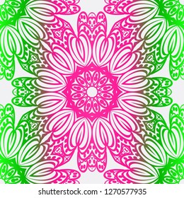 Abstract Floral Color Pattern. Seamless Vector Illustration. For Fantastic Design, Wallpaper, Background, Print. Meon color. Abstract Floral Color Pattern. Seamless Vector Illustration. For Fantastic Design, Wallpaper, Background, Print. Meon color.