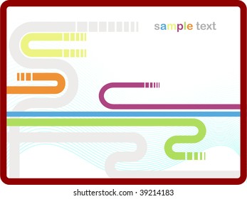 abstract floral colored background with space for your text