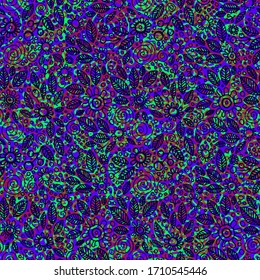 abstract floral colored vector seamless pattern background fabric print 