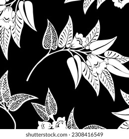 Abstract Floral colour vector pattern design suitable for fashion and fabric needs