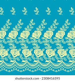 Abstract Floral colour vector pattern design suitable for fashion and fabric needs