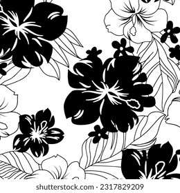 Abstract Floral colour vector pattern design suitable for fashion and fabric needs