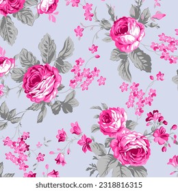 Abstract Floral colour vector pattern design suitable for fashion and fabric needs