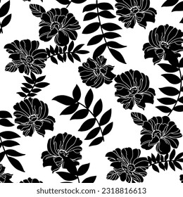Abstract Floral colour vector pattern design suitable for fashion and fabric needs