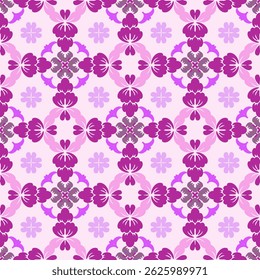 Abstract Floral Damask Seamless vector Pattern.