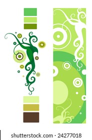 Abstract floral decoration