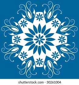 abstract floral decoration