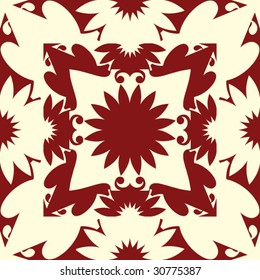 abstract floral decoration