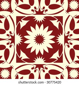 abstract floral decoration