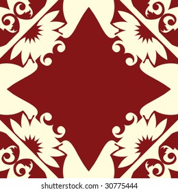 abstract floral decoration