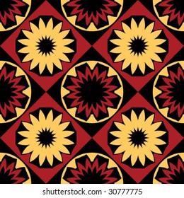 abstract floral decoration