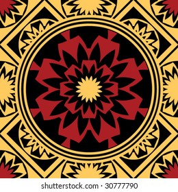 abstract floral decoration