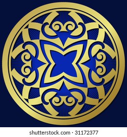 abstract floral decoration