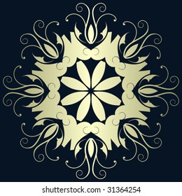 abstract floral decoration