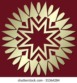 abstract floral decoration