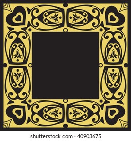 abstract floral decoration