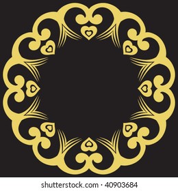 abstract floral decoration