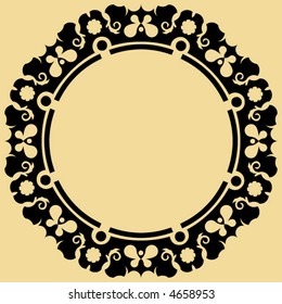 abstract floral decoration