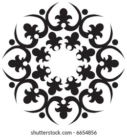 abstract floral decoration