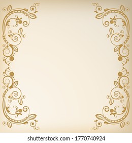 abstract floral decorative background for design
