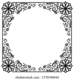 abstract floral decorative background for design