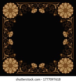 abstrakter floraler dekorativer Hintergrund für Design