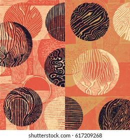 abstract floral decorative background. vector illustration