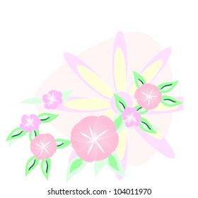 Abstract floral design