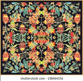 abstract floral design