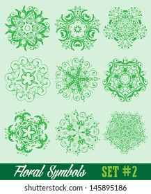 Abstract floral design