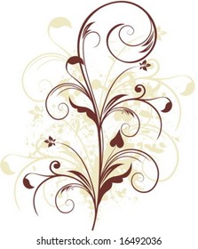 abstract floral design