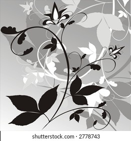 Abstraktes Blumendesign