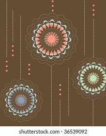 diseño floral abstracto