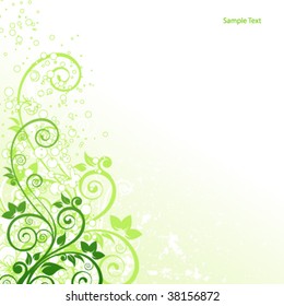 Abstract floral design