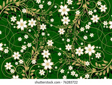 abstract floral design