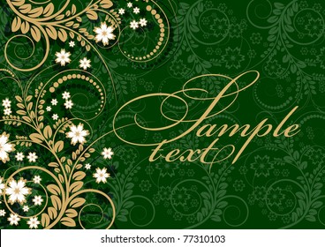 abstract floral design