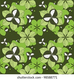 abstract floral design