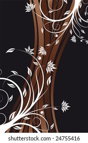 Abstract floral design background for creative ideas