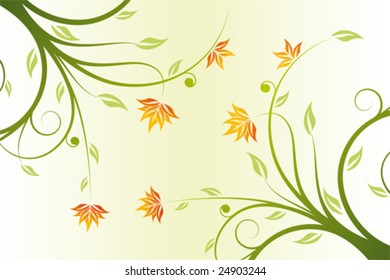 Abstract floral design background for creative ideas