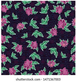 abstract floral, a design for background, wallpapper, etc