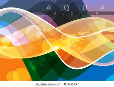 abstract floral design colorful illustration