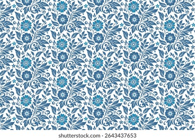abstract floral design featuring one line roses and organic leaves perfect for decorative home textile and pillow cover pattern layout

