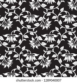 Abstract floral design (Seamless Vector)