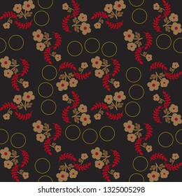 Abstract Floral Design (Seamless Vector)