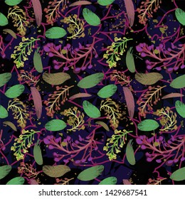 Abstract Floral Design (Seamless Vector)
