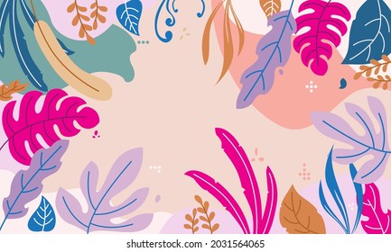 Abstract floral design that is perfect for cover titles for presentations, websites, and more